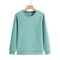 Comfortable Cotton Long Sleeve round Neck Sweatshirt Solid Color Multi-Color Autumn Hot Sale Of The Season Style Couple's Hoodie