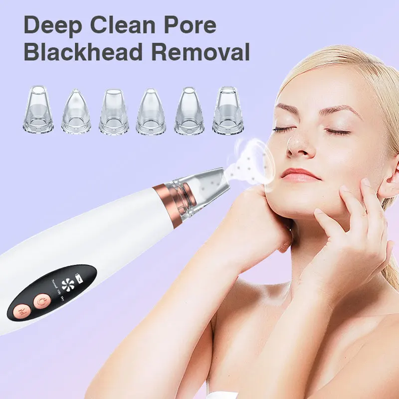 Face Cleansing Beauty Machine 3 Suction Mode Acne Blackheads Dead Skin Remover Electric Visual Cleaning