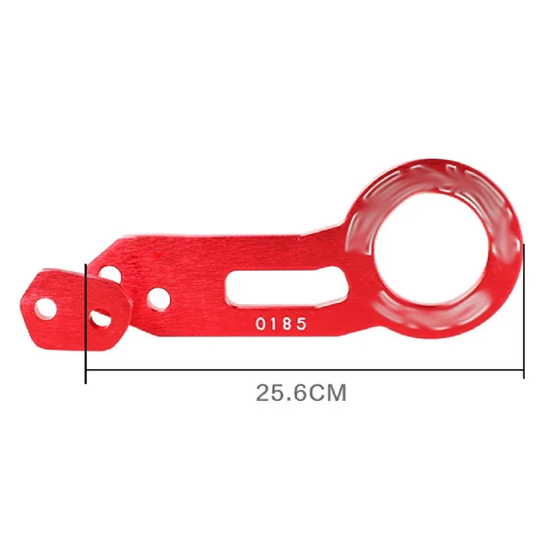 rear tow hook Double Letter Anodized Universal Rear Tow Hook Billet Aluminum Towing Kit Jdm Racing