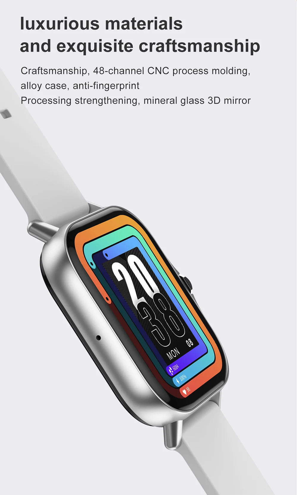 Xiaomi 2021 Smart Watch Men Reloj Inteligente Mujer Smartwatch Women Bluetooth Call Android IP68 For Samsung Android Phone