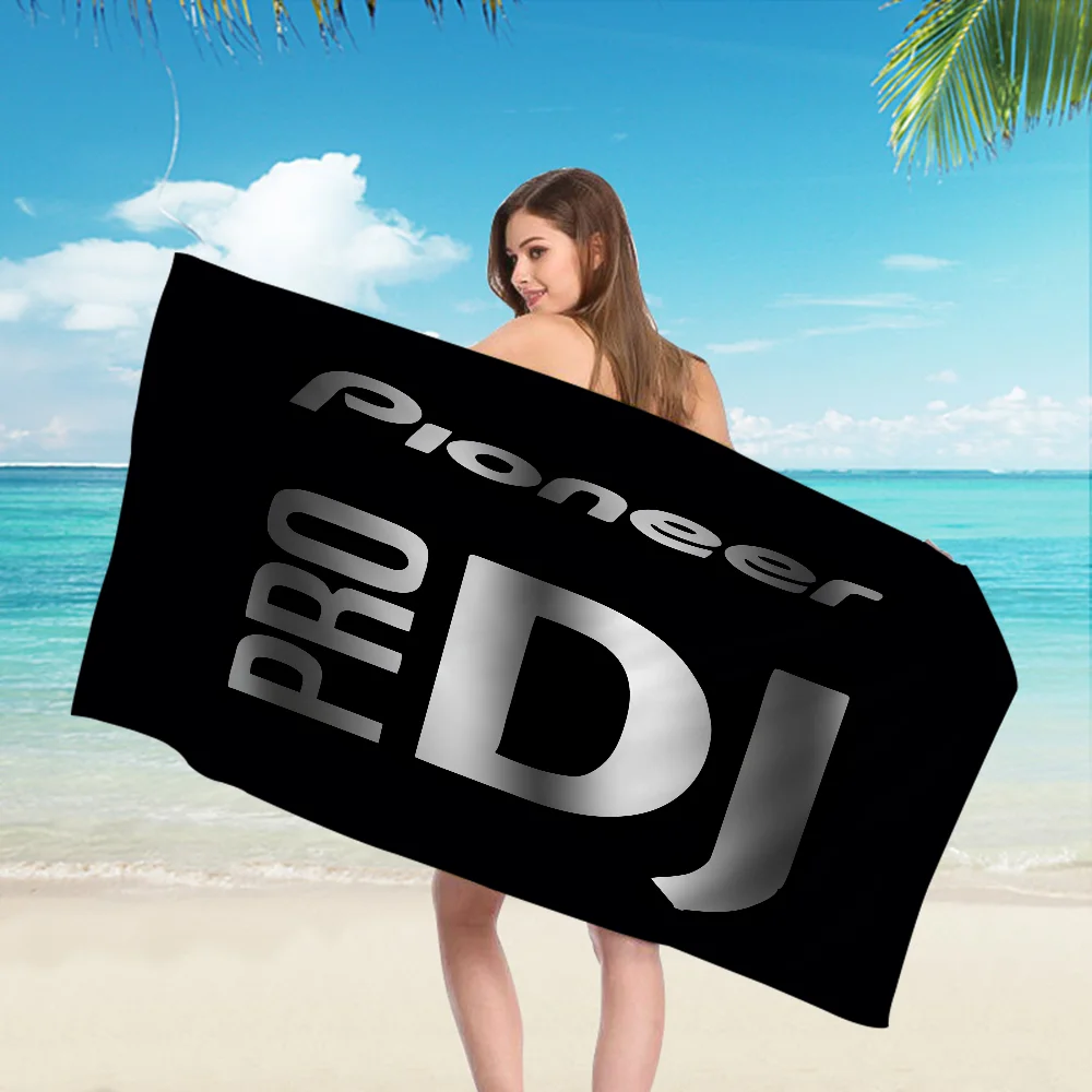Pioneer Dj Pro Music Beach Towels Shower Towel Sauna Travel Spa Microfiber Quick Dry Gym Accessories Cute Room Decor 3