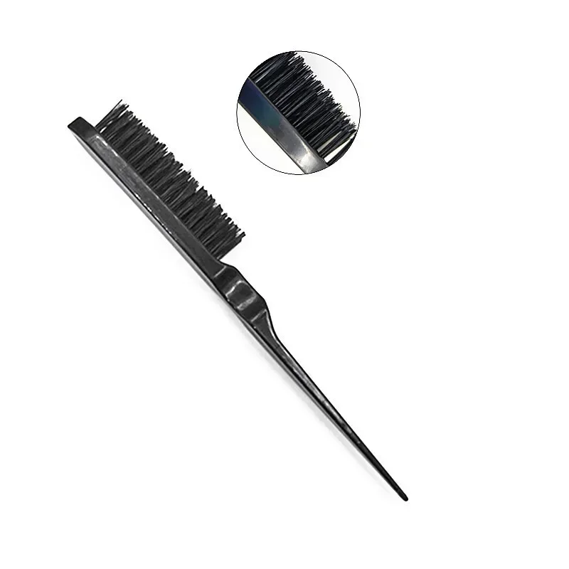 1 Pcs Pro Salon Hair Brushes Comb Slim Line Teasing Back Combing Hair Brush Slim Line Styling Tools DIY Kit Wholesale Hair Combs 5