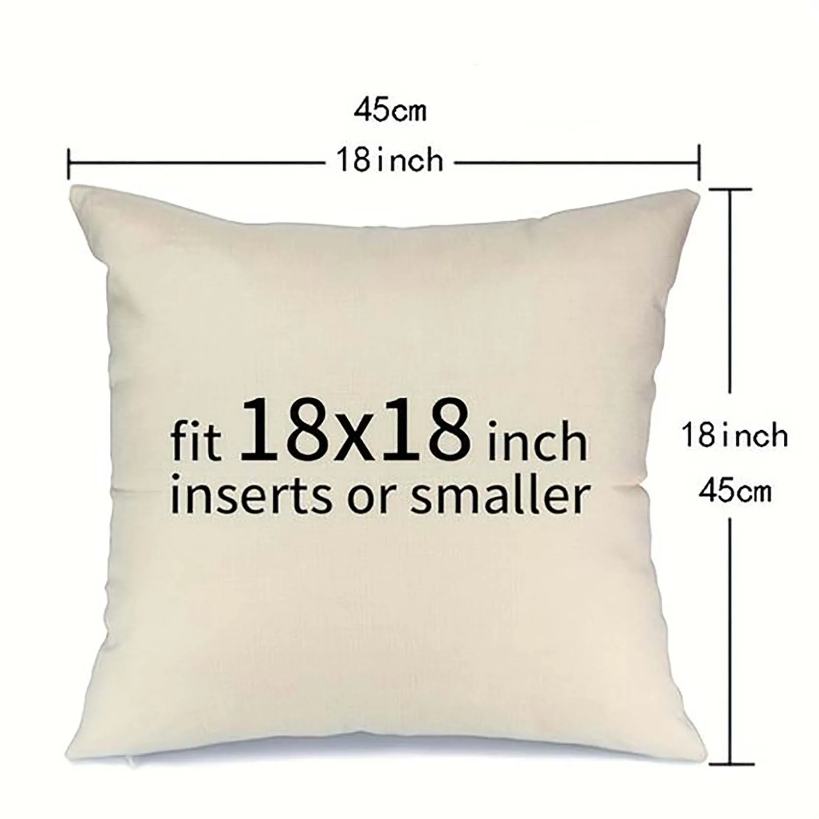 Home decor pillowcase Plain pillowcase Raw linen pillow cover 4