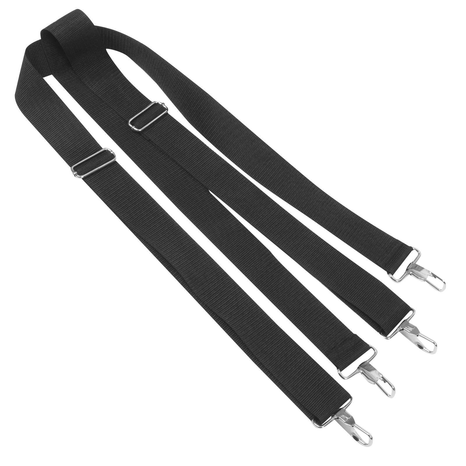 5cm Wide Black Snare Drum Strap Adjustable Marching Drum Sling Replacement Shoulder Belt For Musical Instruments