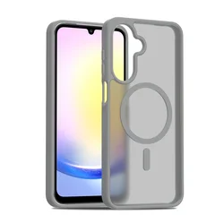 Luxury Dual-Layer Protective Phone Case - Premium PC + TPU Back Cover for Samsung S23 (GRAY)