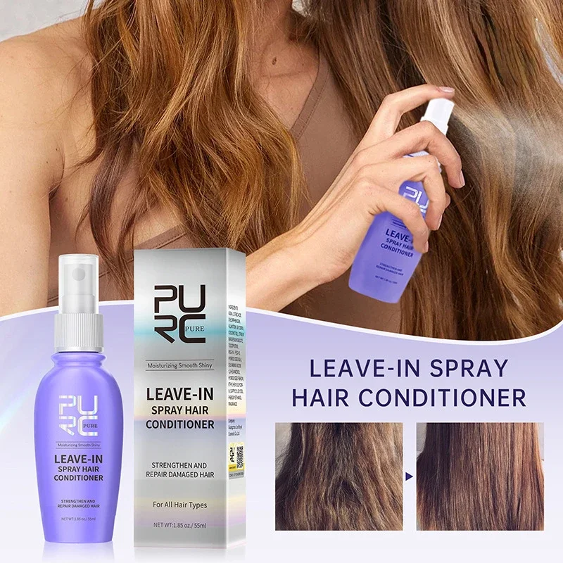 Leave-In Spray Hair Conditioner Hair Treatment Spray Repair Dry Damaged Eliminates Frizz Straightening Fluffy Care hair protection spray,hair conditioner