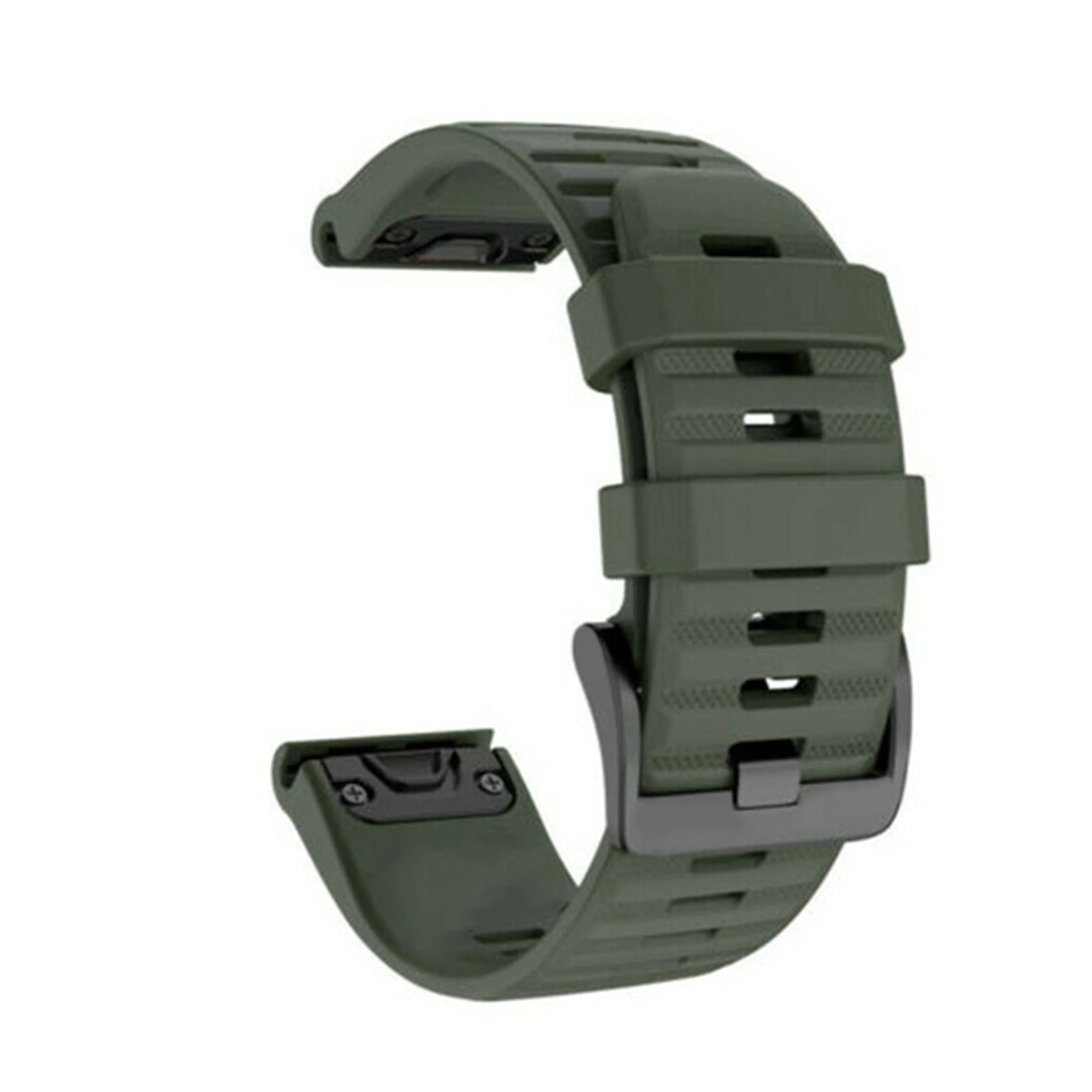 Enhanced Silicone QuickFit Smart Watch Band - Versatile 22-26mm Wrist Strap