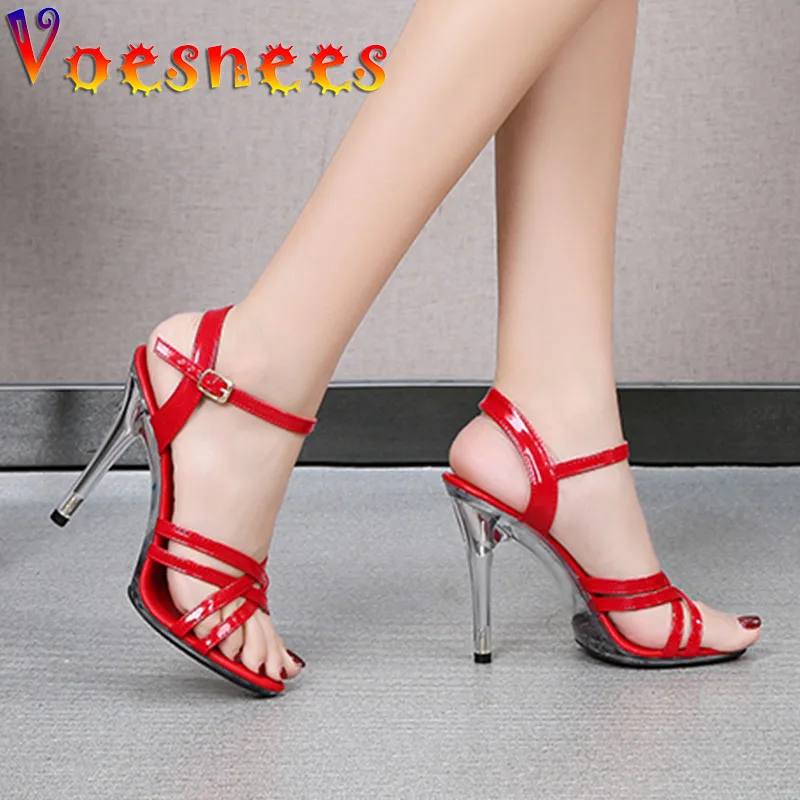

Женские босоножки 2023, привлекательные модельные туфли для демонстрации, привлекательные туфли на высоком каблуке с перекрестными ремешками, модные женские офисные туфли с открытым носком
