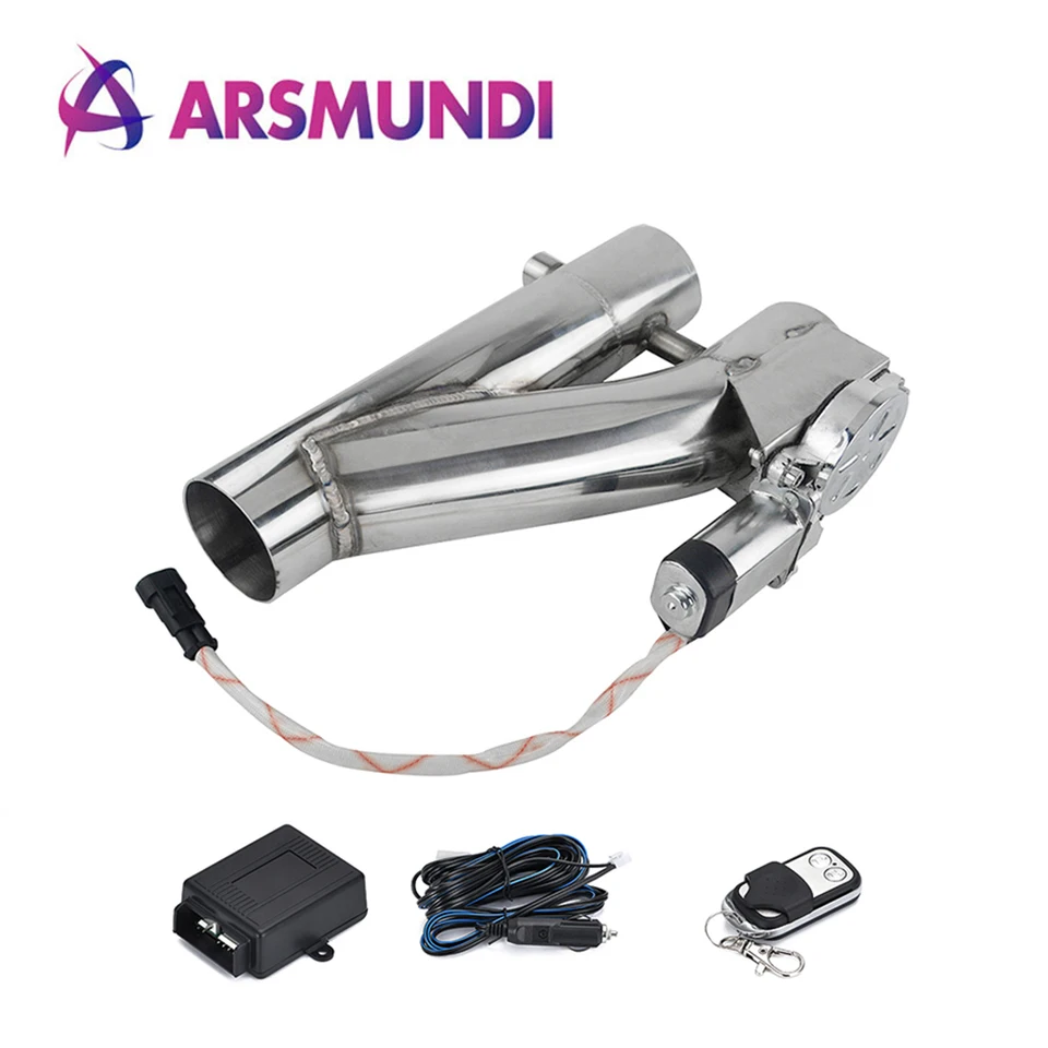 2.5" Tuyau En Y électrique à Double Soupape D'échappement Catback à