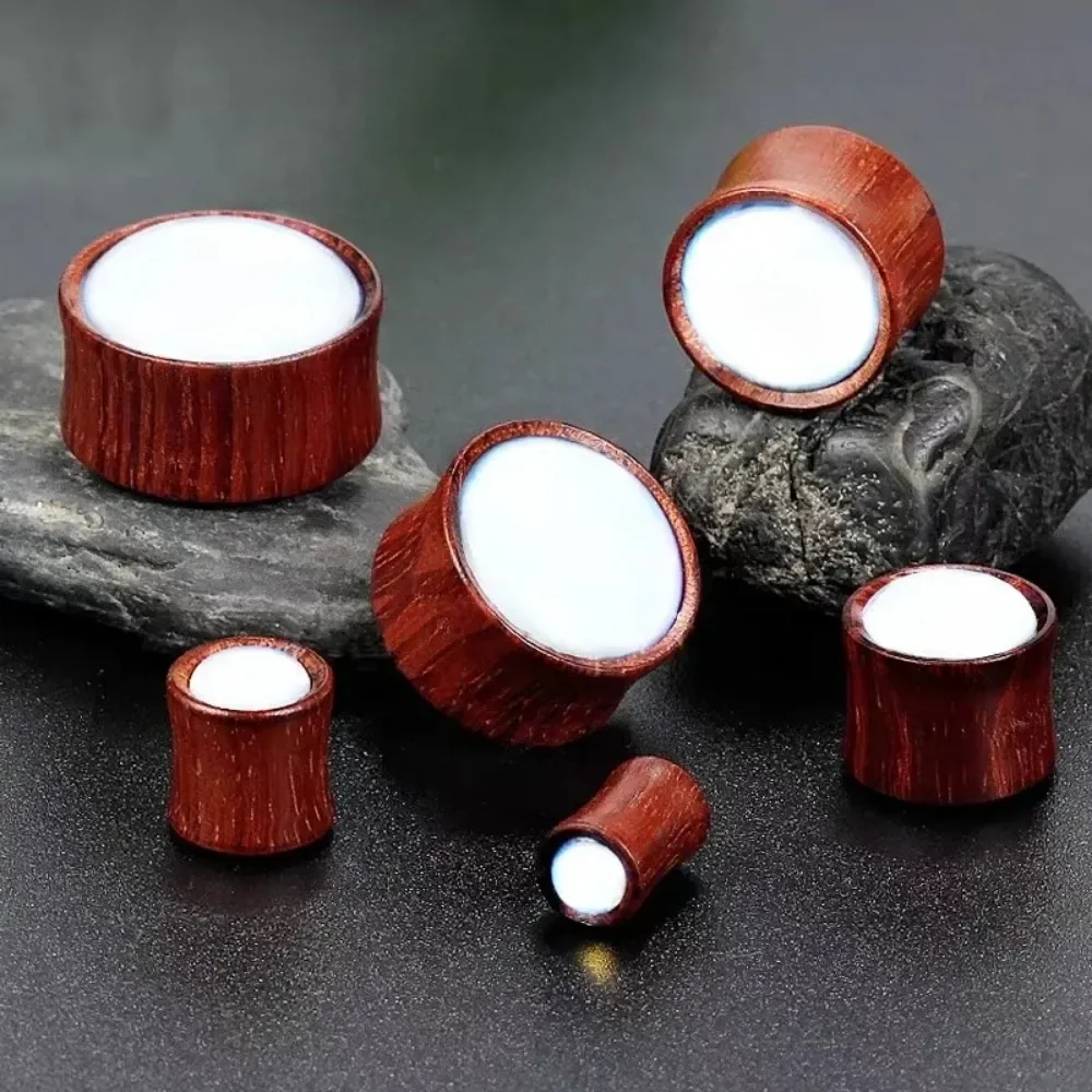 New 4mm 16mm Opal Stone Ear Stretchers Plugs And Tunnels With O Ring Ear Plug Piercing - Foto 5