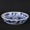 Chinese Ceramic Appreciation Plate Decorative Plates For Home Decoration And Accessories Jingdezhen Blue And White Phoenix Plate 1