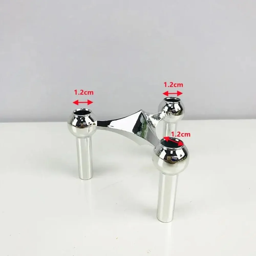 Metal Molecular Structure Candle Holder for Home Decor