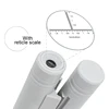 Portable Pocket Microscope 40X 80X 100X 150X White Mini Magnifier Reading Scale Foldable Magnifying Loupe with LED Illuminated 2