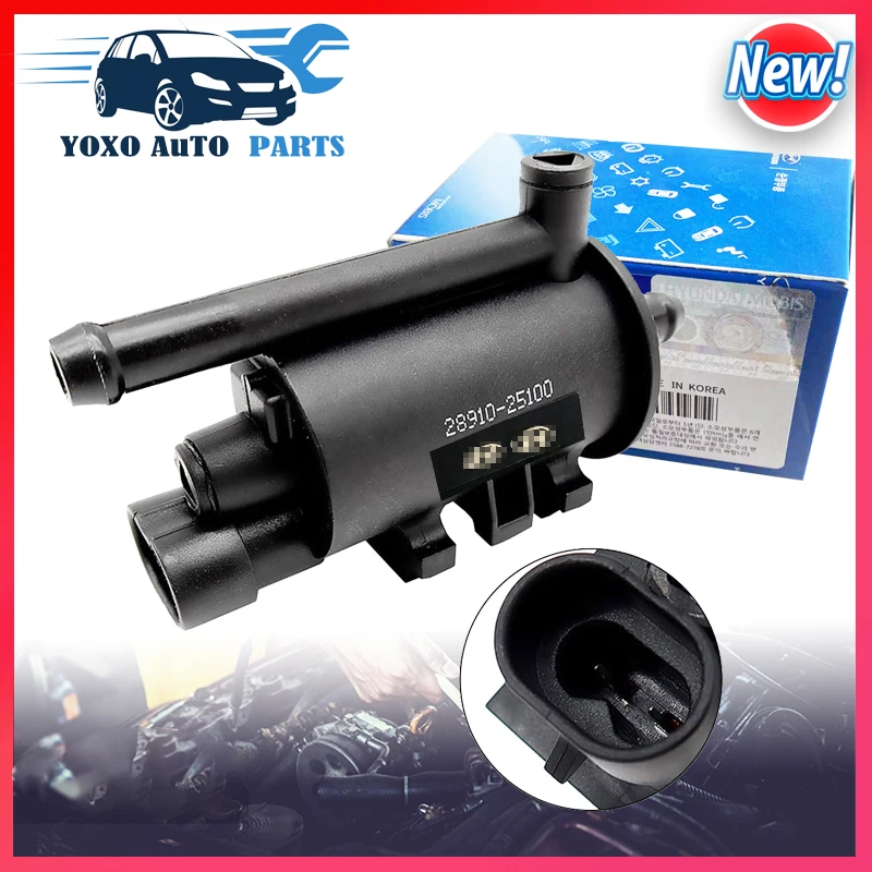 Vapor Canister Purge Solenoid For Hyundai Genesis Coupe Santa Fe Sonata Tucson Kia Forte Koup Optima Hybrid 28910-25100 14520663 vapor canister purge valve