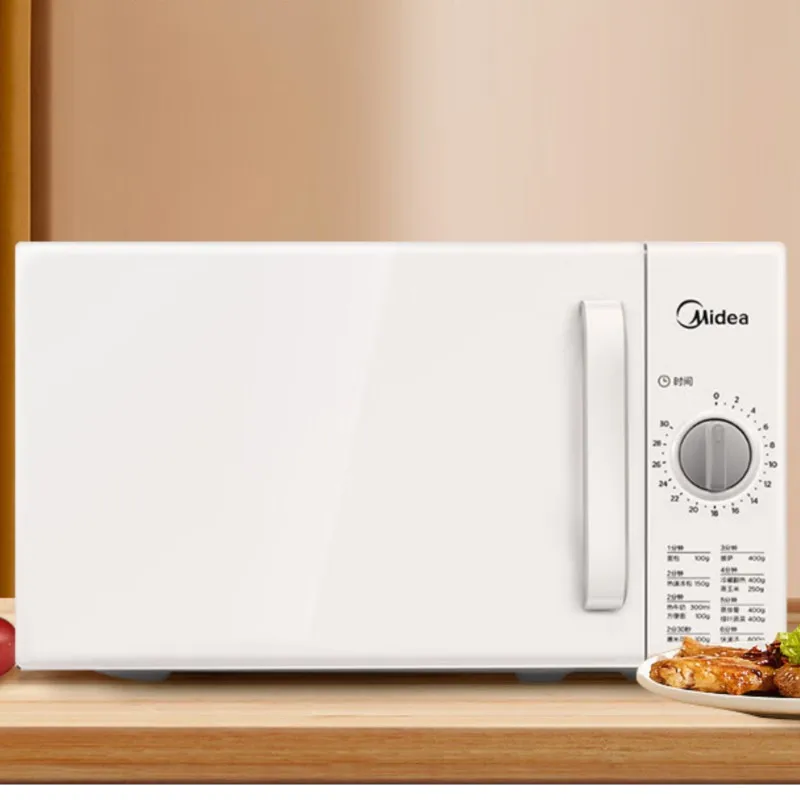 Household Mini 360 ° Rotary Table Heating 20L Knob Controlled Mechanical Microwave Oven микроволновка 6