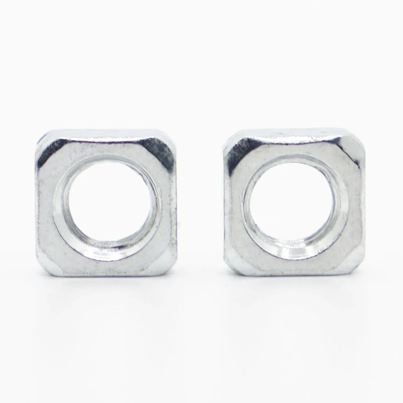 5-50pcs M3 M4 M5 M6 M8 M10 M12 Zinc-plated Carbon Steel Square Nuts DIN557 GB39