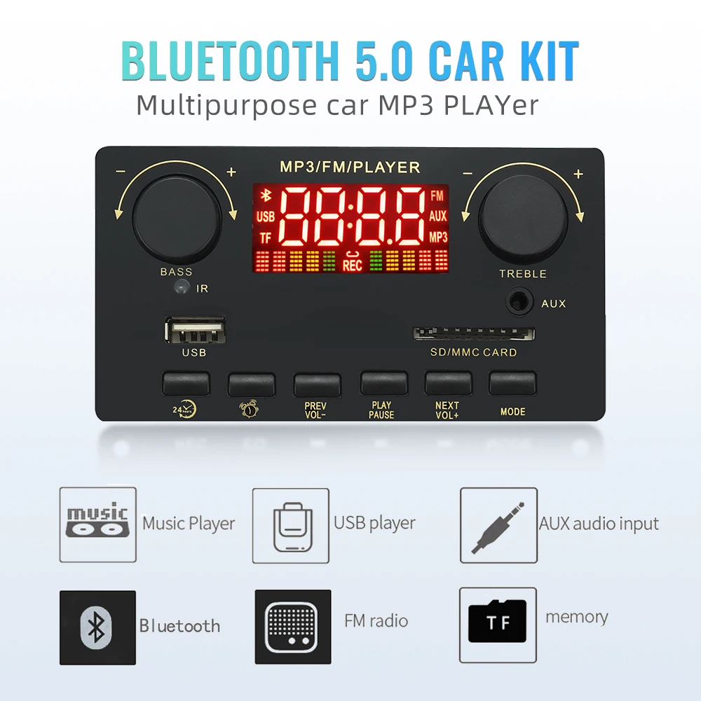 Title 10, 40W 12V Bluetooth 5.0 Audio Scheda amplificator...
