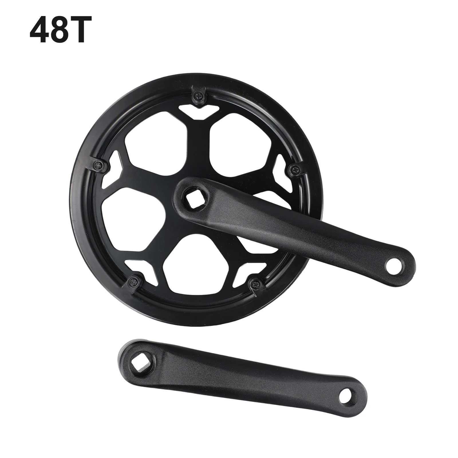 Vierkantloch-Kurbelgarnitur 170 mm mit 48T 40T 52T Kettenblättern, perfekt für verschiedene Fahrräder, einschließlich Elektro- und Fixies – Detail 19