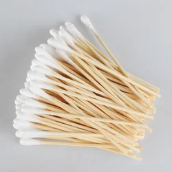 200pcs Cotton Cleaning Swab Sponge Sticks for Inkjet Printhead Camera Optical Lens Automotive Detailing Optical