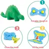 Yeahbo Playdough Sets for Kids, Modelling Clay, Air Dry Clay with 6 Dinosaur Mold, Polymer Clay Set, Play Dough Dinosaur Toys 4
