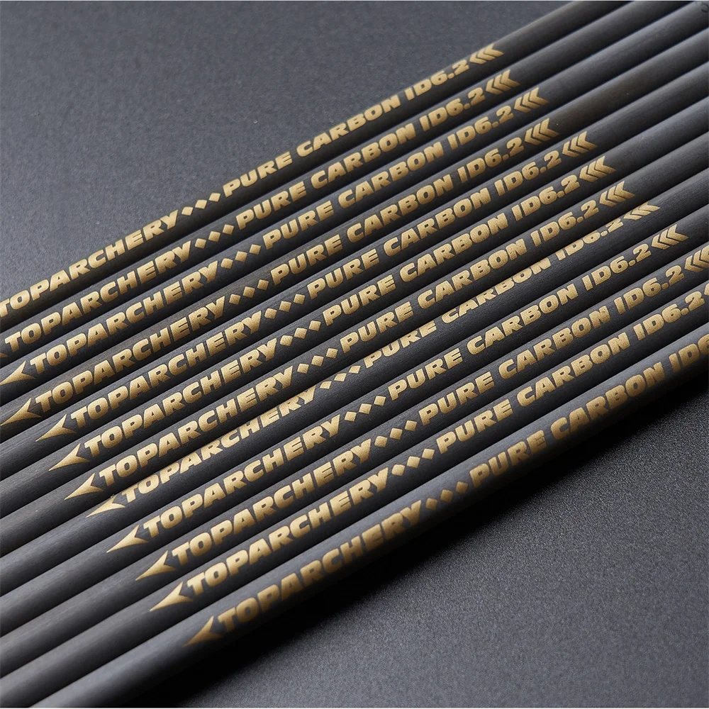 12 Flèches Carbone 30 Pouces SP500 Pour Chasse Et Tir à L'arc – Pointes 100 Grains – TOPARCHERY