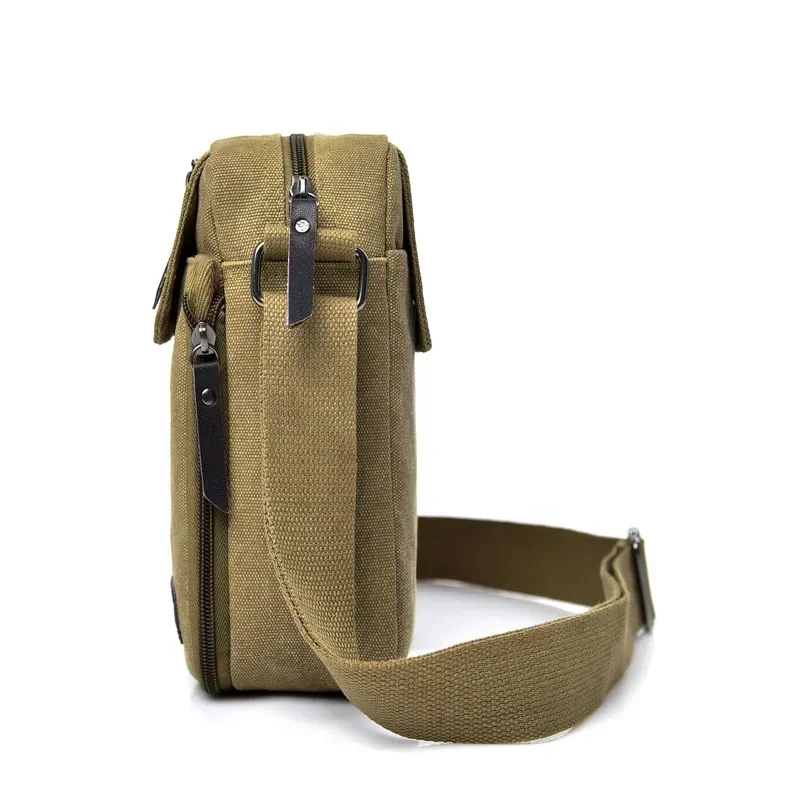 2024 men's bags Canvas bag fashion men messenger bags high quality brand bolsa feminina shoulder bags Shoulder strap handbags 5