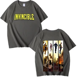 Invincible Variants Oversized 100% Cotton Unisex Manga T - Shirt - S (Dark grey)