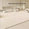 Wear-resistant Bedside Blanket Solid Color Living Room Carpet Advanced Light Luxury Large Area Full Spread Table Mat Thickened 3