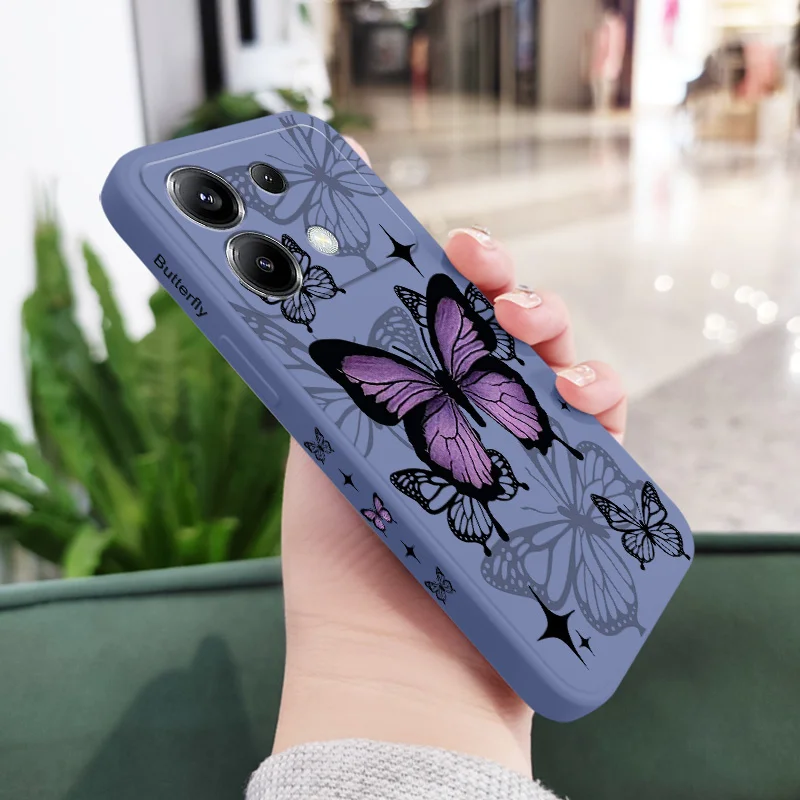 Elegant Flying Butterfly Silicone Phone Case Cover