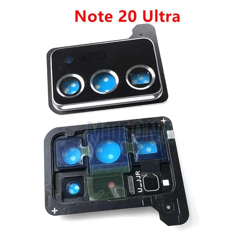 삼성 Galaxy Note 20 Ultra 하우징 후면 후면 카메라 유리 렌즈(커버 프레임 홀더 포함) 교체 수리