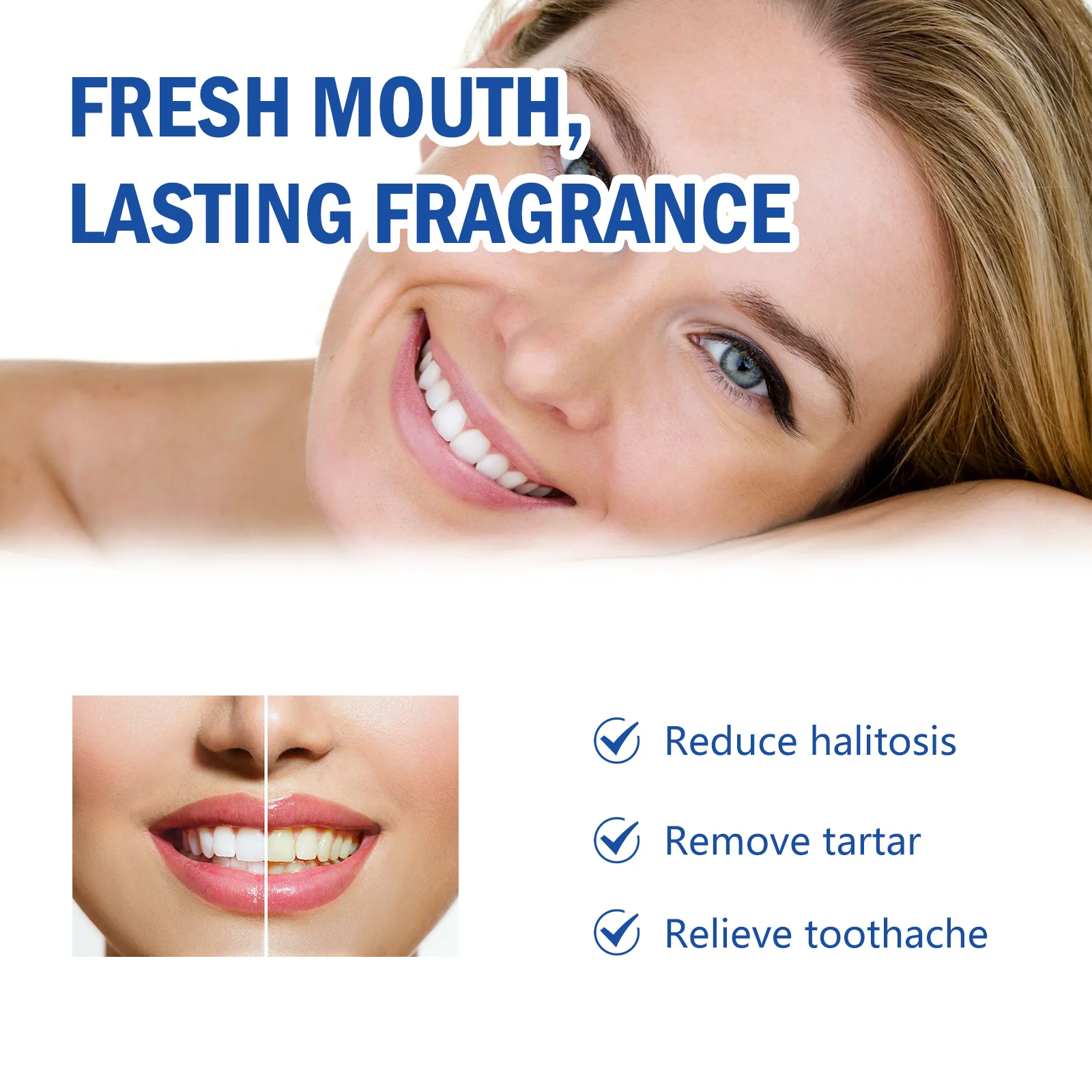 Natural Enzyme Teeth Whitening Toothpaste To Improve Pigmentation,Whiten And Strengthen Teeth.Great Dental Care Toothpaste