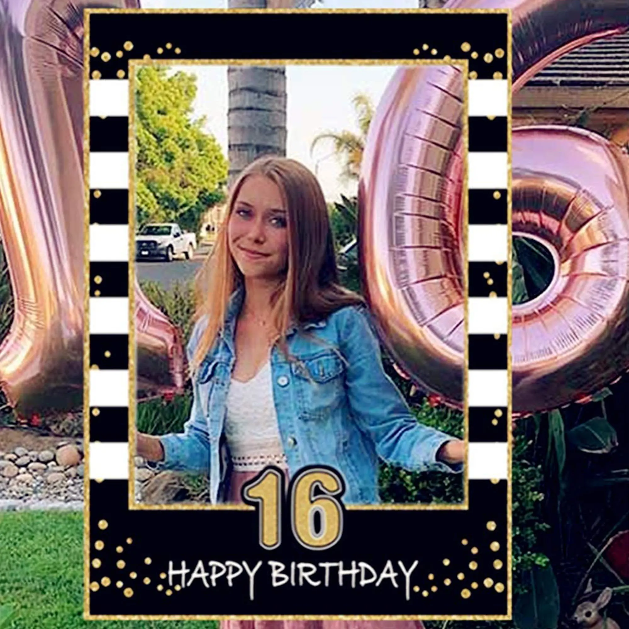 16 Birthday Photo Frame 16 Birthday Gifts For Women Or Man Party Photo Booth Props Party Photo Props