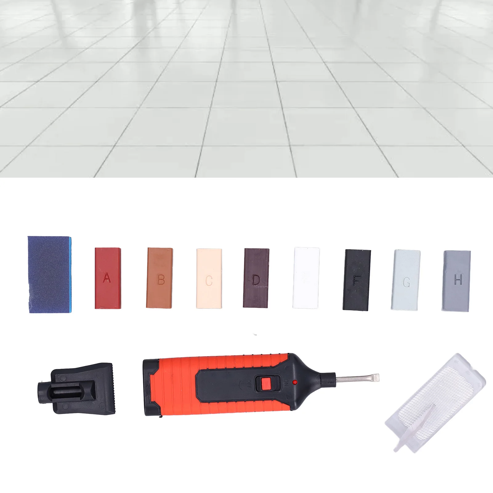 Ceramic Tile Repairing Tool Set Scratch Repairing Crack Fill Tile Surface DIY Floor Repair Kit Fix Wax Scratches Mending Tool