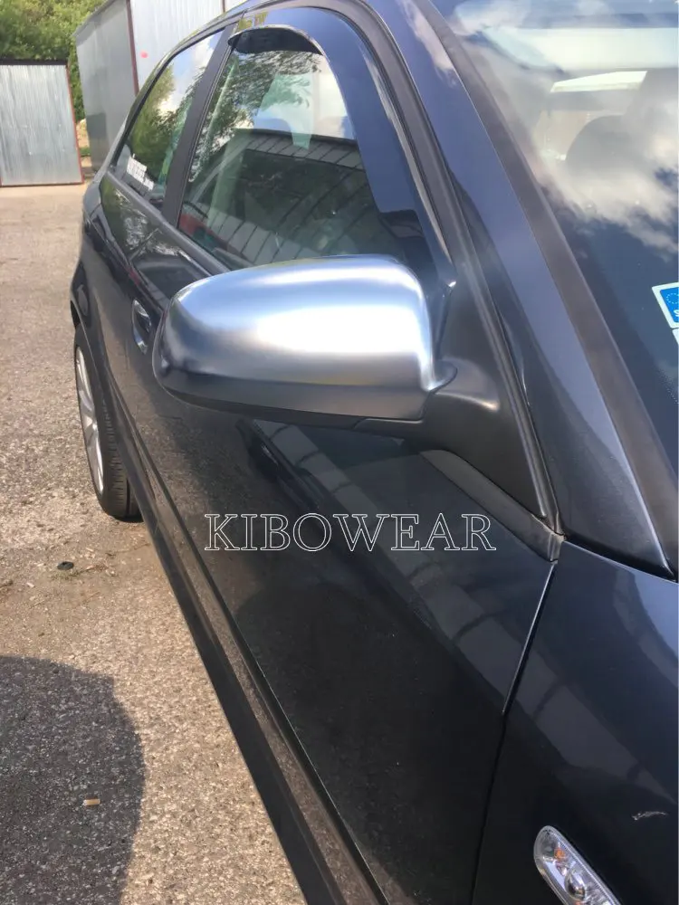 Side Mirror Caps Covers For Audi A3 S3 8P A4 B7 B6 A6 S6 4F C6