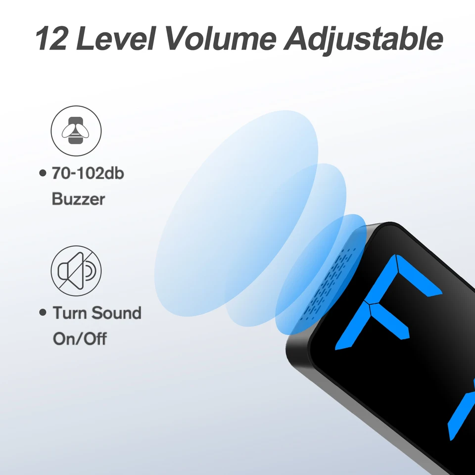 ANJANK ジムタイマー 大型 LEDディスプレイ 壁掛け時計 屋外スポーツ ANJANK ジムタイマー 15 インチ大型 LED ディスプレイ壁時計