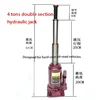 Load-bearing 4 Tons 4T Double Section Hydraulic Jack Off-road Vehicle SUV Commercial Vehicle Tire Change 3 Sections Lifting Tool 3
