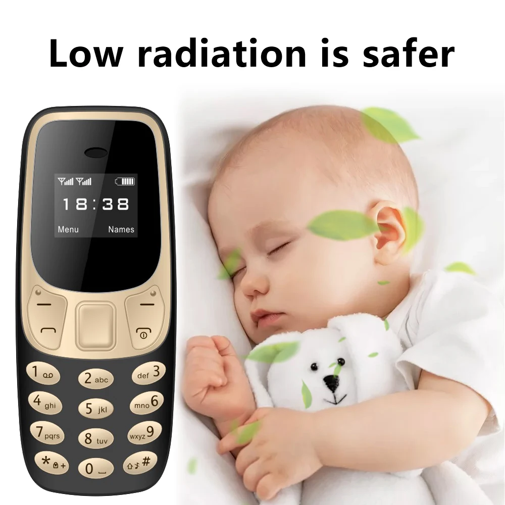 SERVO BM10 Dual SIM Super Mini Mobile Phone Bluetooth Dial Magic Voice Low Radiation Small Feature Cellular Phones Multilanguage 6