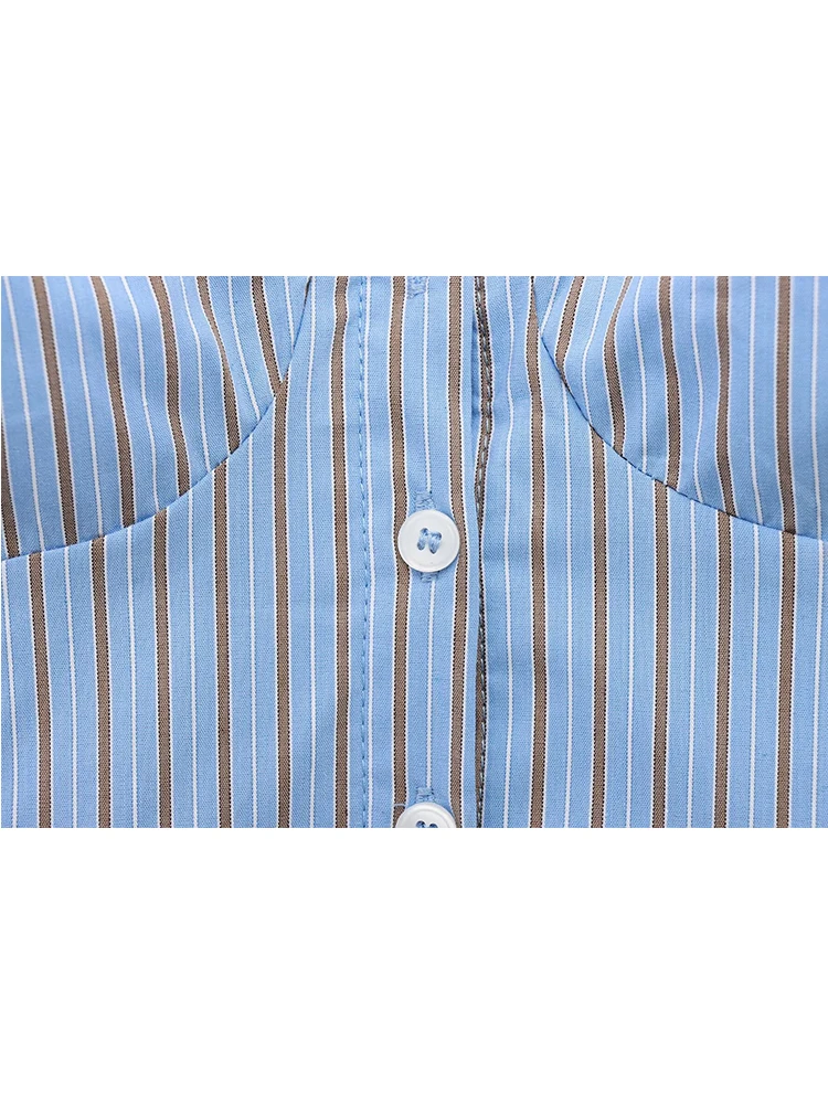 TFMLN 2025 Fashion Women's Camisole Tops Summer Causal Sleeveless Striped Strap Shirts High Street Ladies Folds Hem Tops