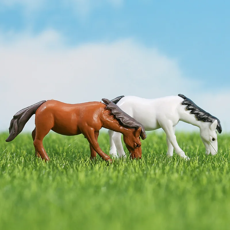 Charming Mini Pony Ornament for Fairy Garden and Home Decor