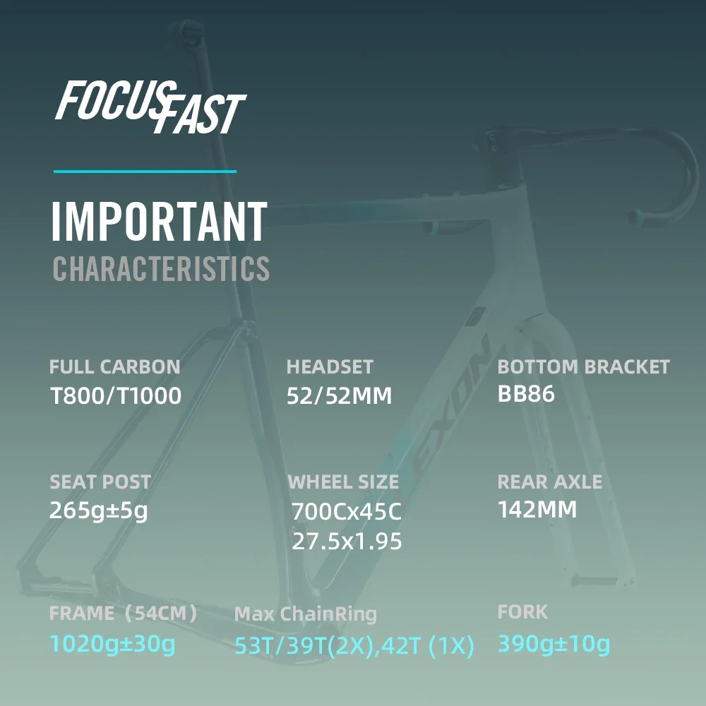 LEXON GFE Carbon Gravel Frame Ultralight 700C Disc - Image 4