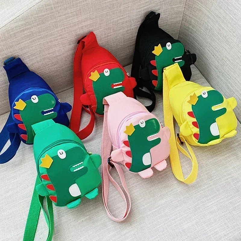 Cartoon Dinosaur Backpack Boys Girls Crossbody Bag Mini Cross Toddler Backpack
