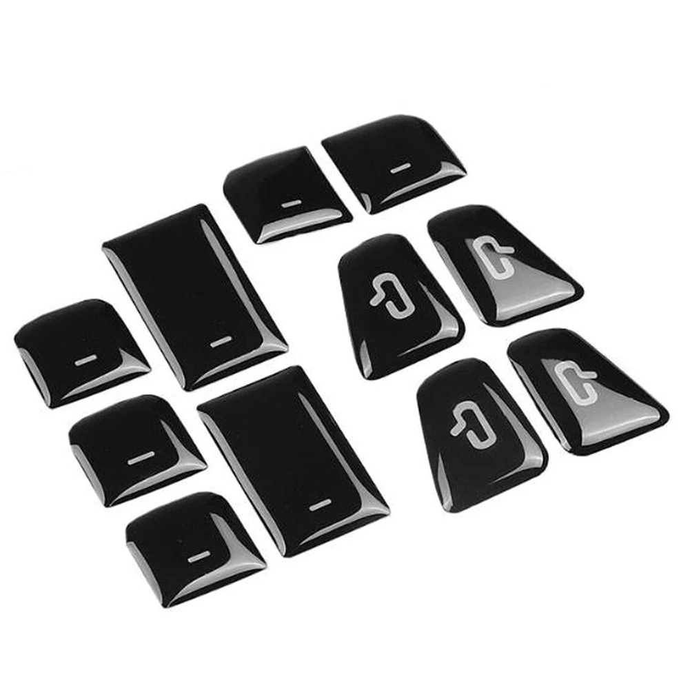 

11PCS For Tesla Model 3 Y 17-23 Car Door Glass Lift Switch Button Cover Trim