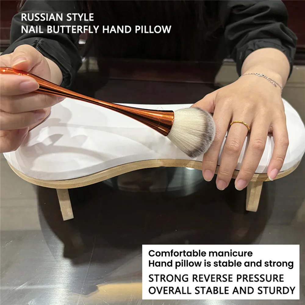 Tilt Manicure Cushion Two Hands Nail Art Hand Pillow Portable Removable Hand Rest For Nail Manicure Stand Armrest Pu Pillow nail art hand pillow