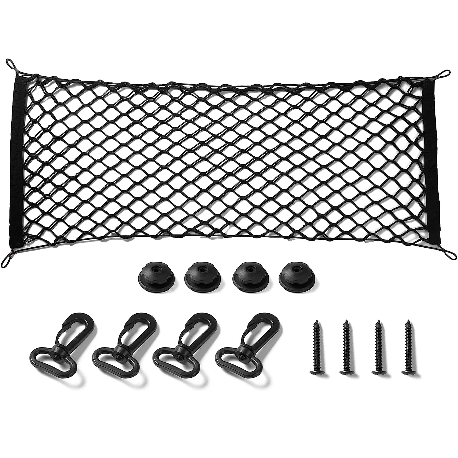 4 HooK Car Rear Trunk Cargo Mesh Boot Net Luggage For Lexus