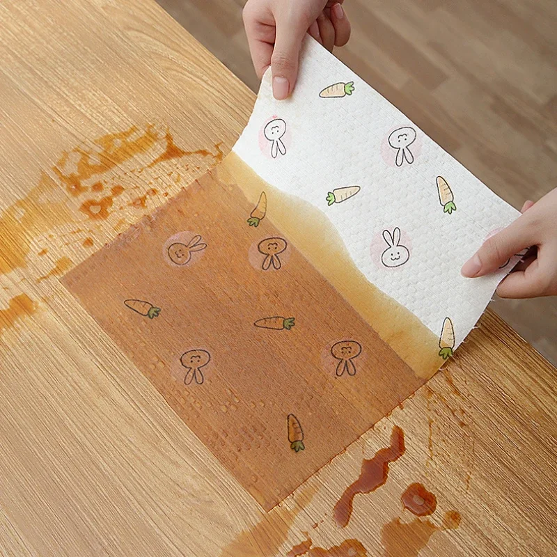 Reusable Paper Towels Kitchen Towel Dish Cloths Hand Wipes Multi-Use Durable Reusable Rags for Kitchen Daily Cleaning paper towel