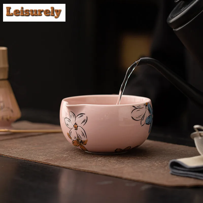 Japanese Cherry Blossom Powder Tea Set Complete Set Japanese Matcha Tea Set Kit Matcha Cup Matcha Tool Set For Beverage Shop