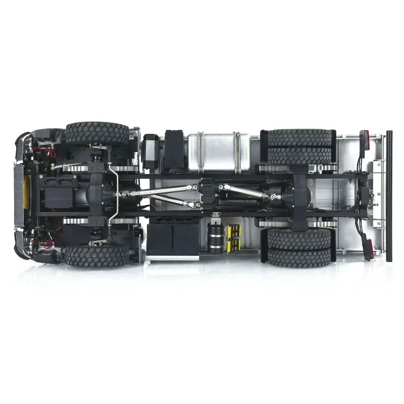 1/14 KABOLITE K5701 4x4 Remote Control Truck Simulation Lights Sound System Automatic Rear Compartment Engineering Car Boy Toys 6