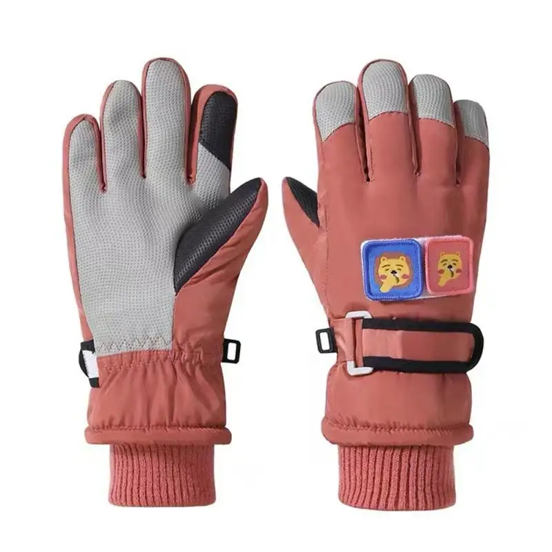 

Ridding Gloves Child Windproof Thicken Autumn And Winter Plus Velvet Ski Supplies Best Seller Outdoor Gloves Water Proof Gloves