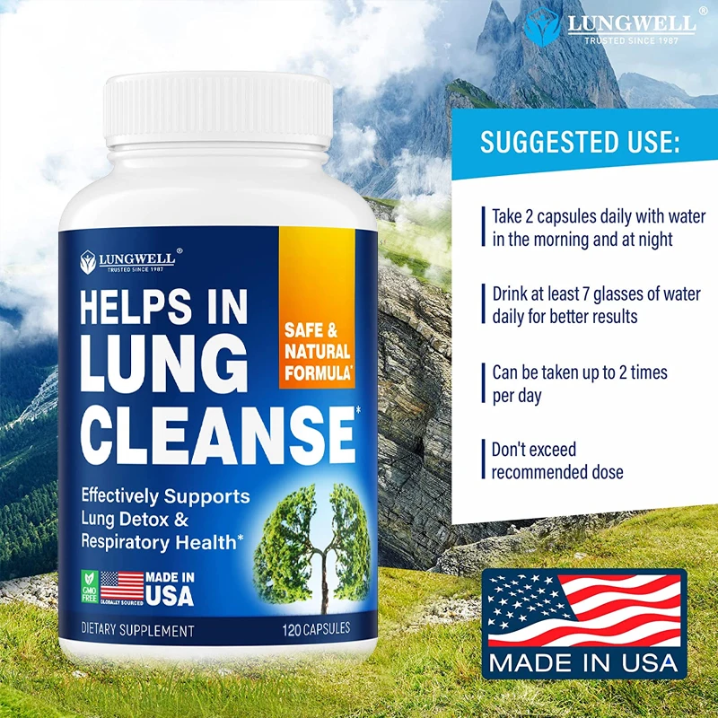 USA Smoking Quit Aid with L-Tryptophan To Help Clear Lungs & Quit Smoking Stress Relief