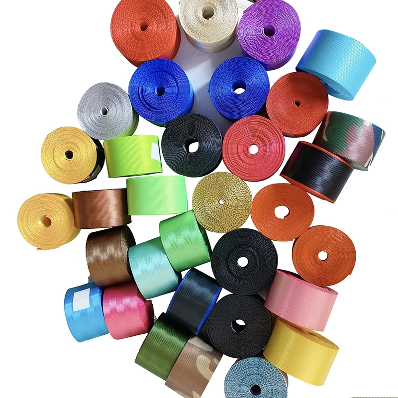 38 Colors 3.6M/Roll Car Modified Seat Belt Webbing Car High-Strength Polyester Seat Safety Belts Accessories